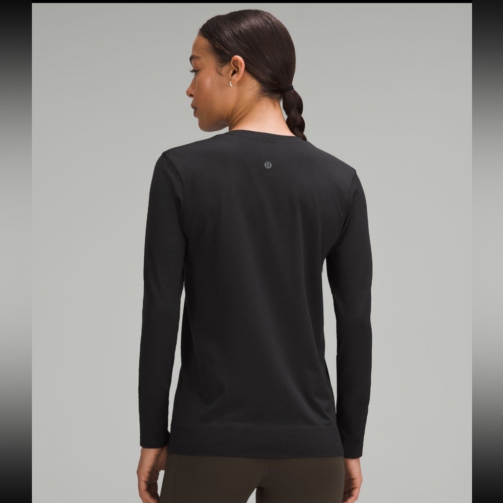 EUC: lululemon athletica Swiftly Relaxed Long Sleeve Sz 12 - Picture 3 of 4